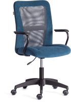 Кресло офисное Tetchair Staff флок (синий/серый, 32/W-12) - 