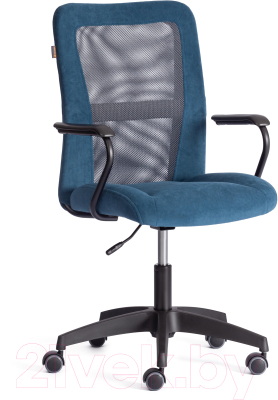 Кресло офисное Tetchair Staff флок (синий/серый, 32/W-12)