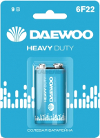 Батарейка Daewoo Heavy Duty 6F22 BL-1 12/144 - 