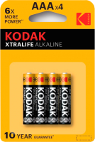 Комплект батареек Kodak LR03-4BL XTRALIFE / K3A-4 - 