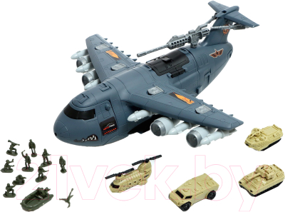 Набор игрушечной техники Автоград Военный самолет P936-A / 9749707