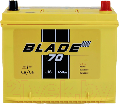 Автомобильный аккумулятор BLADE Asia JR 650A / 65D26R (70 А/ч)