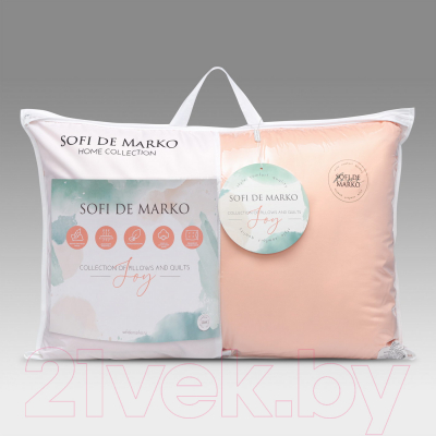 Подушка для сна Sofi de Marko Joy 50x70 / Под-Дж-пер-50x70 (персиковый)