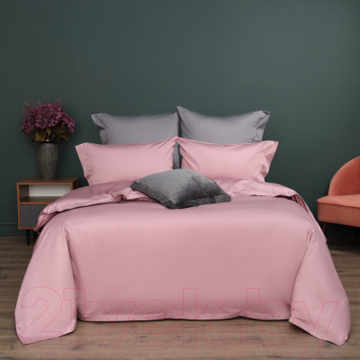 Комплект постельного белья Sofi de Marko Беллини Евро / Евро-Бл-пр (пепельно-розовый)