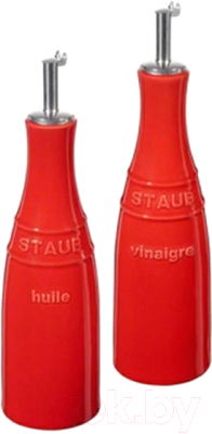 Набор дозаторов для масла/уксуса Staub Ceramic 40511-788 (вишневый)