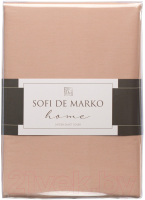 Пододеяльник Sofi de Marko Мармис 200x220 / Под-мс-200x220кар (карамель)