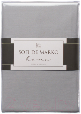 Пододеяльник Sofi de Marko Мармис 200x220 / Под-мс-200x220сер (серый)