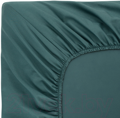 Простыня Sofi de Marko Мармис 90x200x30 / Пр-мс-90x200x30т.зел