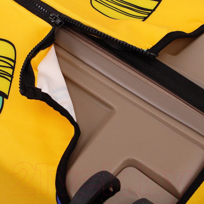 Чехол для чемодана Grott 338-24FY0107-L-YCL (желтый)