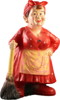 

Фигурка для сада, Теща с метлой / 4195056