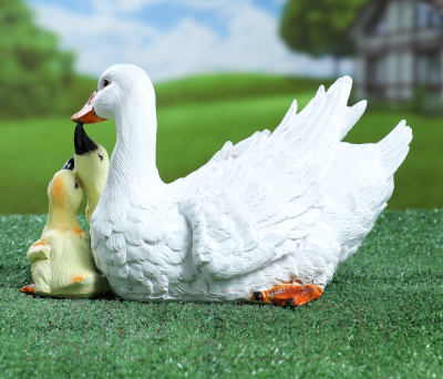 Изображение товара Фигурка для сада Хорошие сувениры Утка с утятами / 4793756
