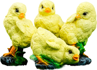 Фигурка для сада Хорошие сувениры Цыплята / 1360706 (4шт) -