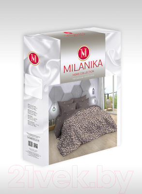 Комплект постельного белья Milanika Лео Евро (поплин)