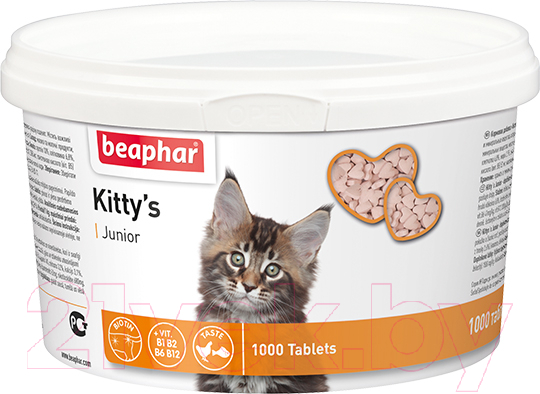 Кормовая добавка для животных Beaphar Kitty's Junior / 12596