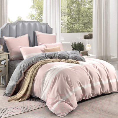 Комплект постельного белья Sofi de Marko Сивилла 7Е / 7Е-5421 (розовый)