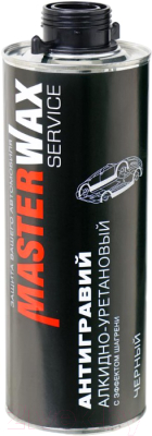 Антигравий MasterWax Service 313 MW030401 с эффектом шегрени (1л, черный)