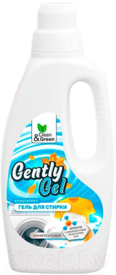 Гель для стирки Clean&Green Gently Gel Концентрат универсальный CG8163 (1л)