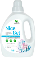 Гель для стирки Clean&Green Nice Gel Концентрат для белого белья CG8295 (2л) - 