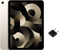 Планшет Apple iPad Air 64GB Wi-Fi A2588 / MM9F3 + переходник Rexant 11-1042 (звездный свет) - 