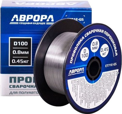 

Проволока сварочная, E71T-GS 0.8-0.45
