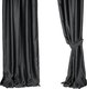 Штора Mio Tesoro Blackout 150х260 (черный) - 