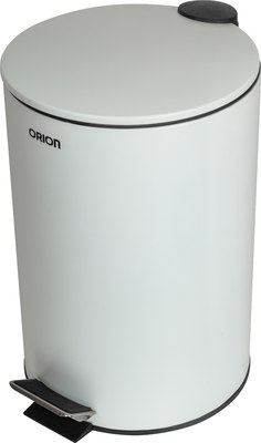 Мусорное ведро Orion Home 410071 (7л, белый матовый) - 