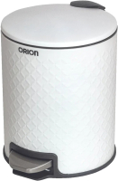 Мусорное ведро Orion Home 420051 (5л, белый матовый) - 
