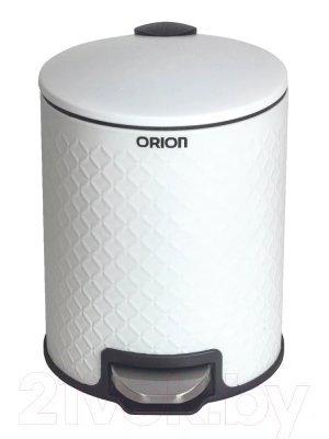 Изображение товара Мусорное ведро Orion Home 420051 (5л, белый матовый)