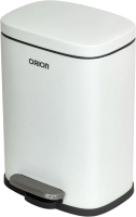 Мусорное ведро Orion Home 430051 (5л, белый матовый) - 