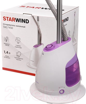Отпариватель StarWind SVG7450 (белый/фиолетовый)