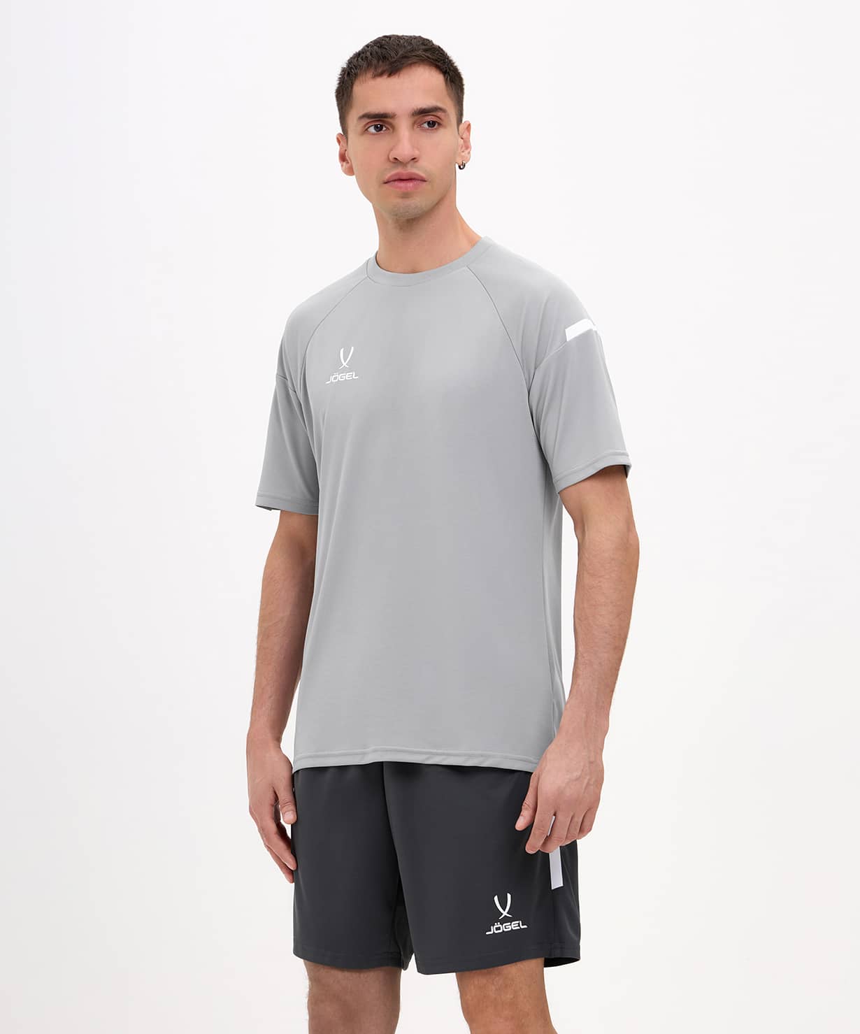Футболка игровая футбольная Jogel Camp 2 Training Poly Tee (XXXL, серый) — фото 6