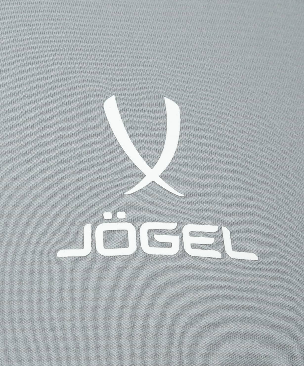 Футболка игровая футбольная Jogel Camp 2 Training Poly Tee (YS, серый) — фото 5