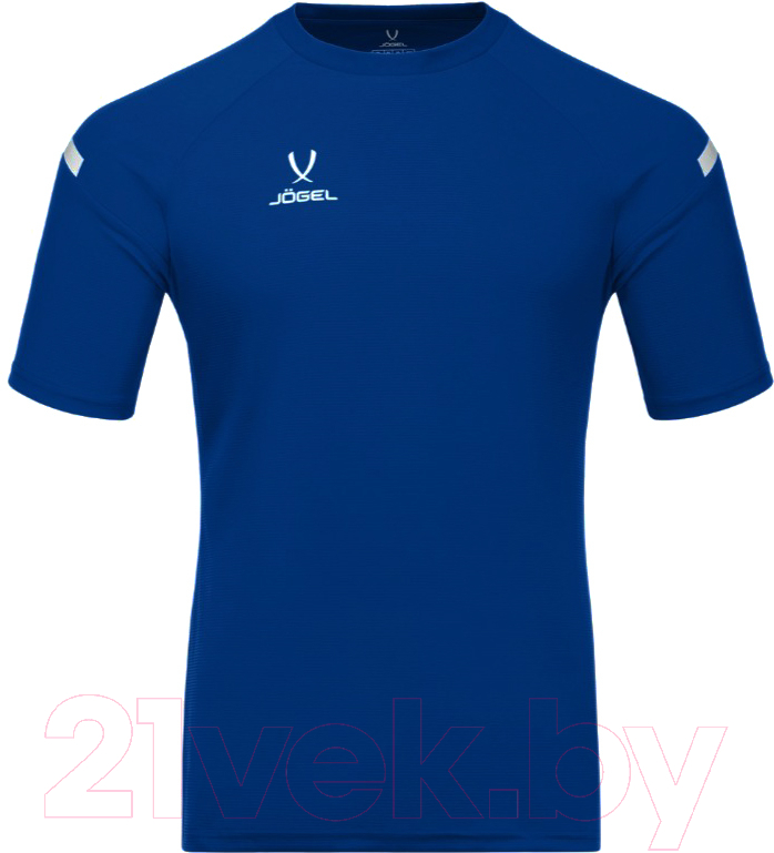 Футболка игровая футбольная Jogel Camp 2 Training Poly Tee (XL, синий) — фото 2