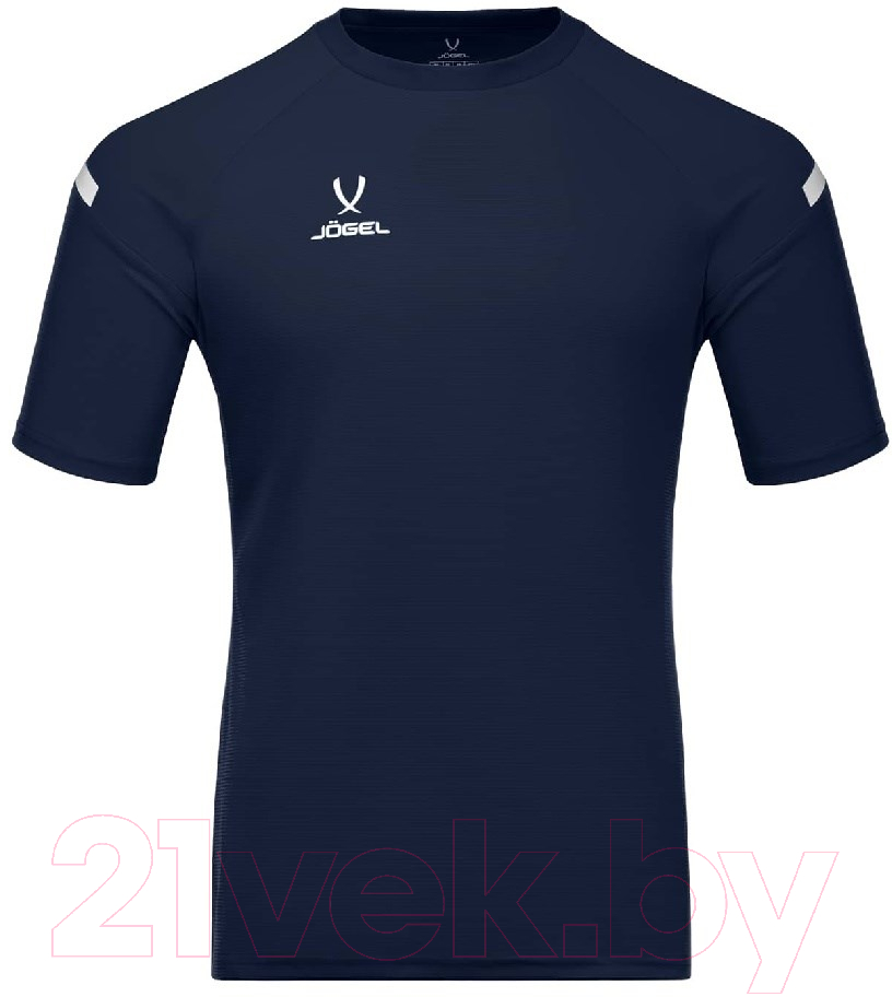 Футболка игровая футбольная Jogel Camp 2 Training Poly Tee (S, темно-синий) — фото 2