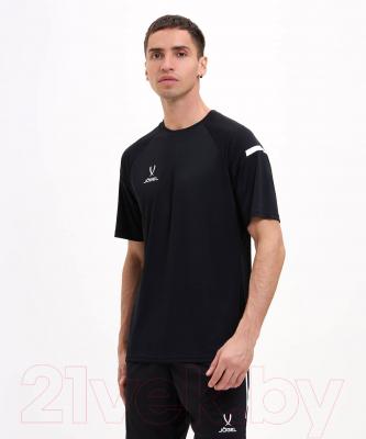 Футболка игровая футбольная Jogel Camp 2 Training Poly Tee (YL, черный)