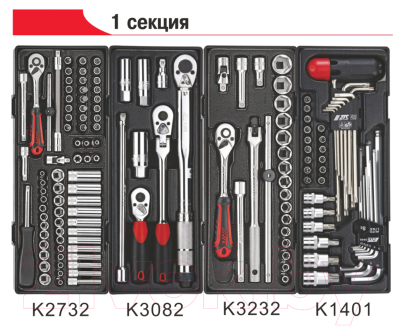 Тележка инструментальная JTC JTC-3931+344 