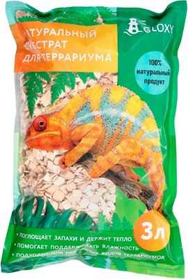 Субстрат для террариума Gloxy Щепа бука / GL-084155 (3л) - 
