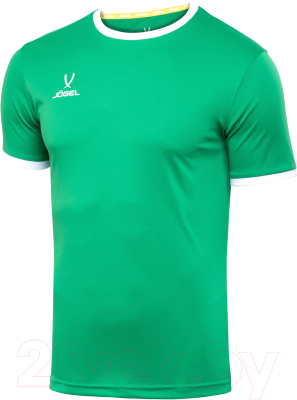 Футболка игровая футбольная Jogel Camp Origin Jersey / JFT-1020-K (XS, зеленый/белый)