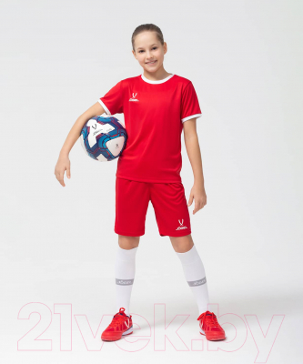 Футболка игровая футбольная Jogel Camp Origin Jersey / JFT-1020-K (XS, красный/белый)