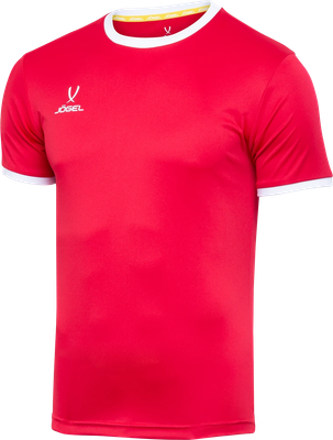 Футболка игровая футбольная Jogel Camp Origin Jersey / JFT-1020-K (YXXS, красный/белый) -