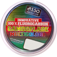 Леска флюорокарбоновая Asso Camouflage 100% Fluorocarbon 0.12мм (50м) - 