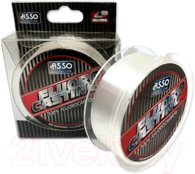 Леска флюорокарбоновая Asso Fluorocasting 100% Fluorocarbon 0.23мм (150м)