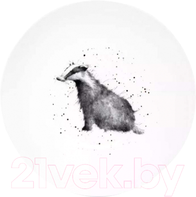 Салатник Royal Worcester Забавная фауна Барсук / RWC WNB4078-XB/1