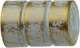 Наконечник для карниза Lm Decor YF088 Цилиндр 16мм (белое золото) - 