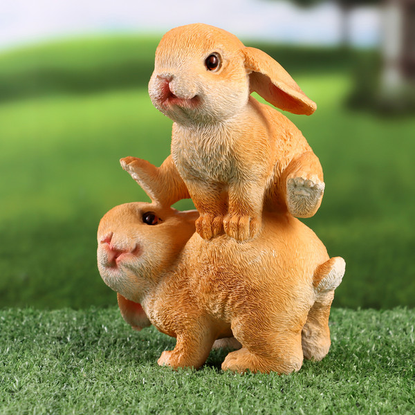 Изображение товара Фигурка для сада Take It Easy Зайки прыгуны / 10122686