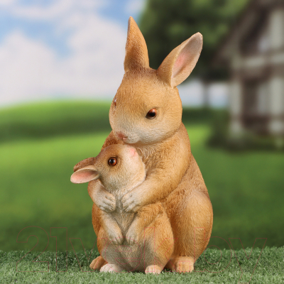 Изображение товара Фигурка для сада Take It Easy Зайчиха с зайчонком / 10394024