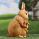 Миниатюра изображения товара Фигурка для сада Take It Easy Зайчиха с зайчонком / 10394024