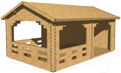 Купить Беседка ДомБелКом Б-2 3.5x5.6  