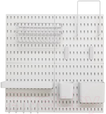 Стенка-органайзер Swed house с перфорированной доской 64.02.7140 (белый)