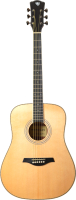 Акустическая гитара Rockdale Aurora D7 NAT Gloss / A161059 (натуральный) - 